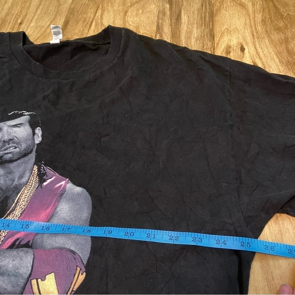 Rare WWE Razor Ramon Scott Hall XXL Hey Yo Black Cotton T-Shirt Vintage WWF - Picture 6 of 8